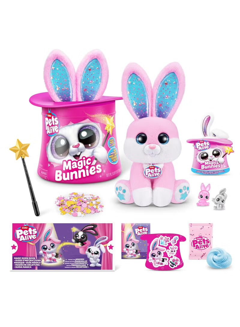 Pets Alive Magic Bunny Surprise Candy Robotic Bunny Pink 9549A - Colorland Toys