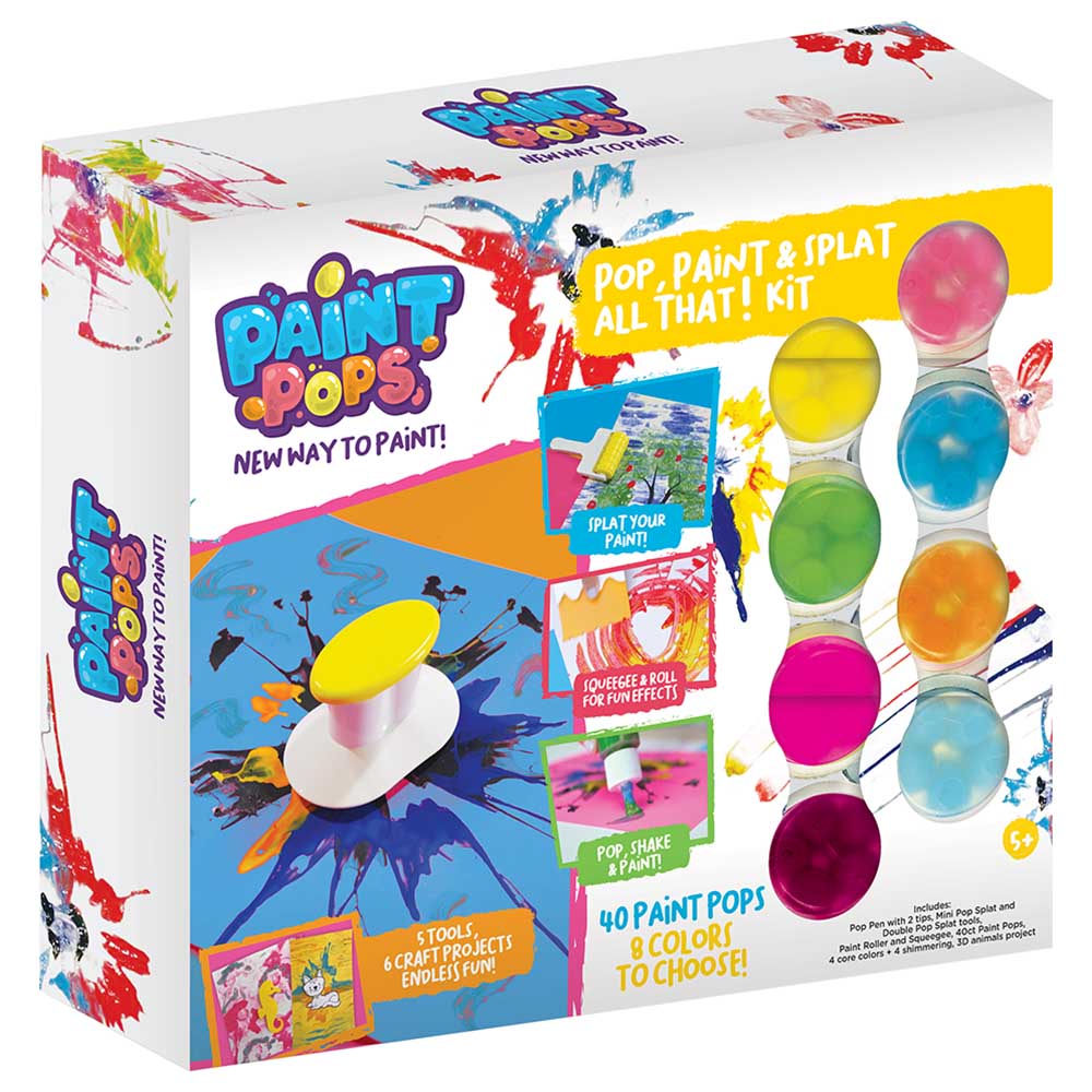 Paint Pops All That Pop n Splat kit 4974 - Colorland Toys
