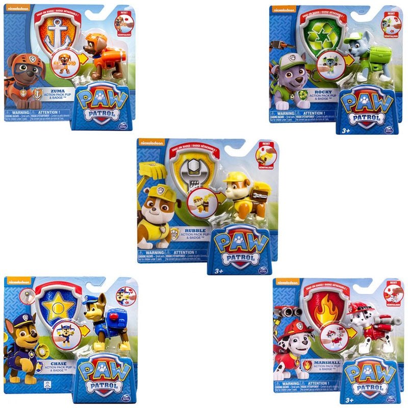 Paw Patrol Action Pack Pup Badge Asst 6022626 - Colorland Toys