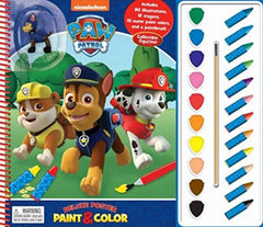 Paw Patrol Deluxe Poster Paint & Color Book 2764333676 - Colorland Toys