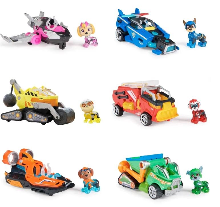 Paw Patrol Movie2 Themed Vehicles Asst 6067515 - Colorland Toys