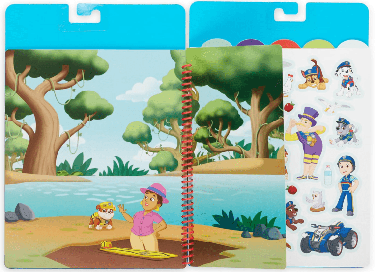 Paw Patrol Restickable Stickers Flip - Flap Pad Ultimate Rescue 33255 - Colorland Toys