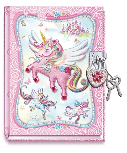 Pecoware Diary with Lock and Key 530NUC - Colorland Toys