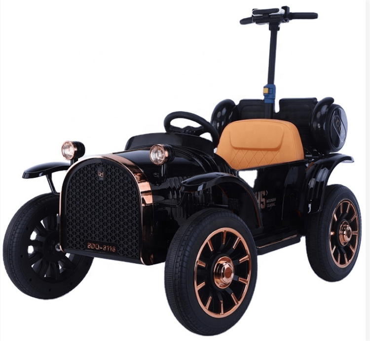 Pedal Push Car Black 8116 - Colorland Toys
