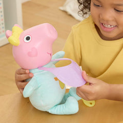 Peppa Pig Oinks and Snuggles Evie Interactive Baby Doll G1637 - Colorland Toys