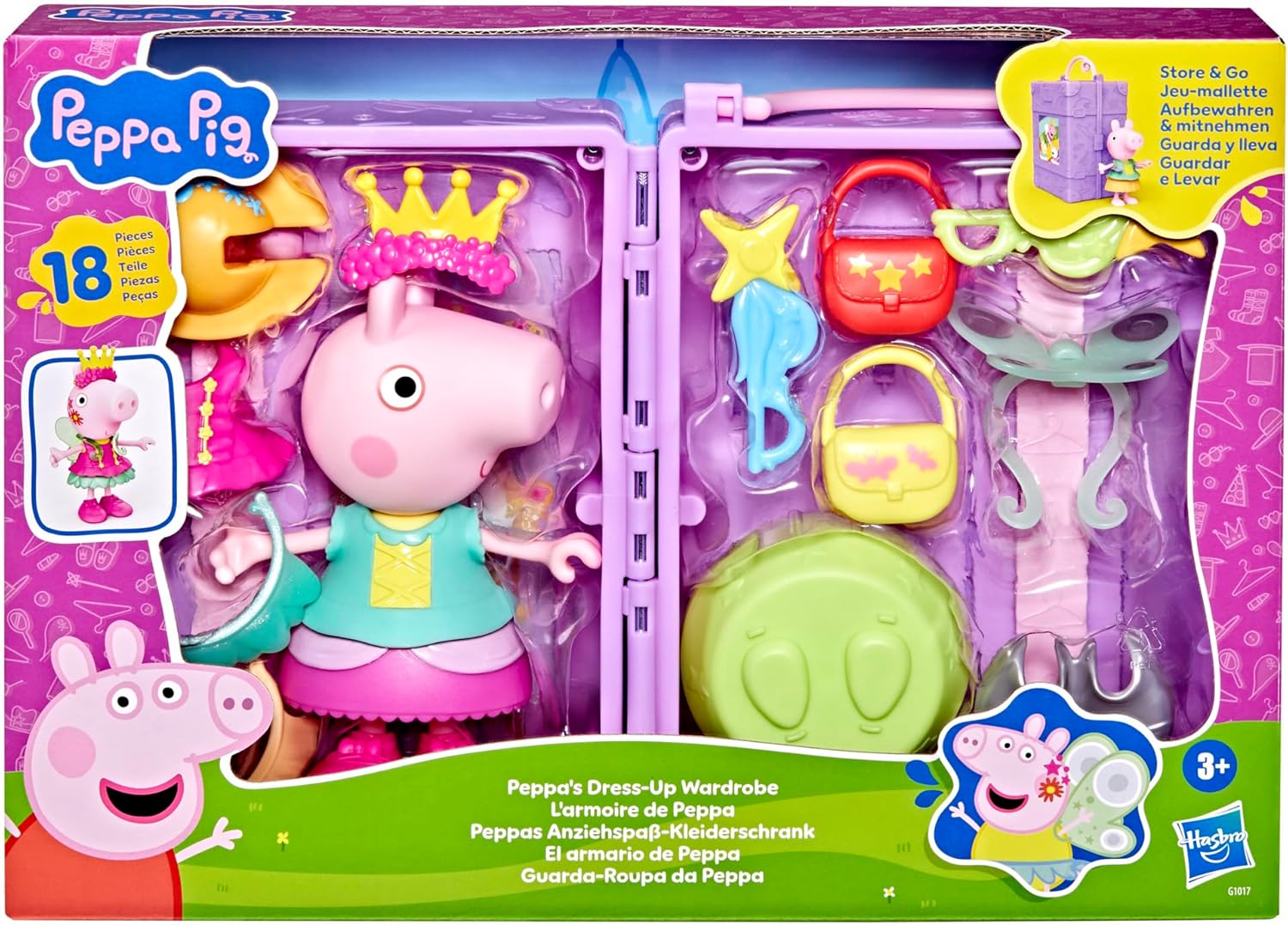 Peppa Pig Pep Peppas Dress Up Wardrobe G1017 - Colorland Toys