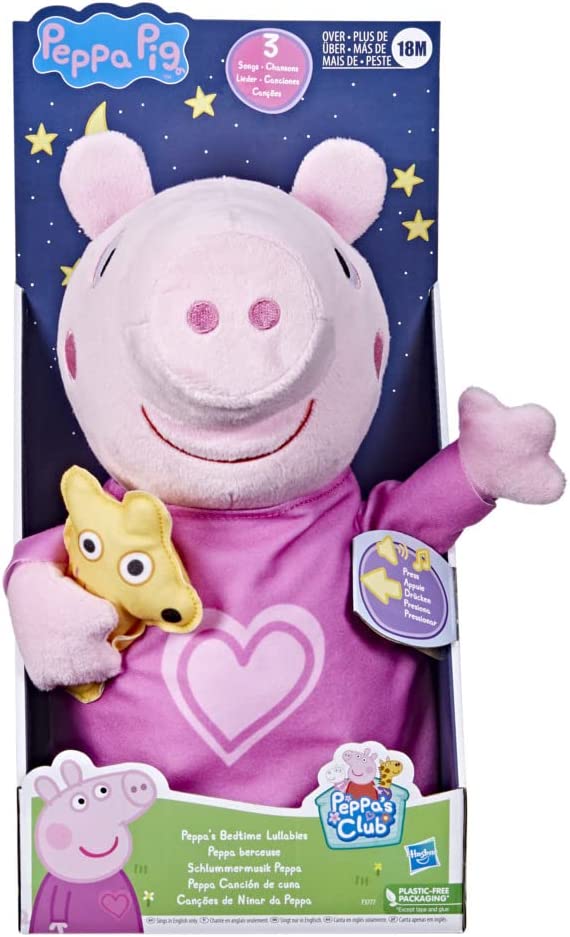 Peppa Pig Peppa’s Bedtime Lullabies Singing Plush Doll F3777 - Colorland Toys