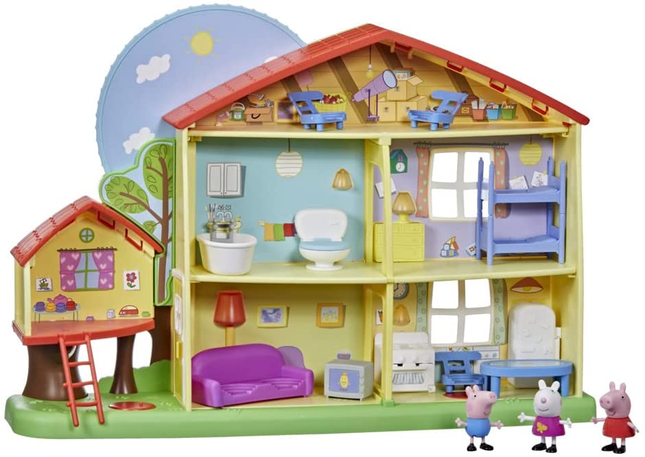 Peppa Pig Peppa's Playtime To Bedtime House Playset F2188 - Colorland Toys