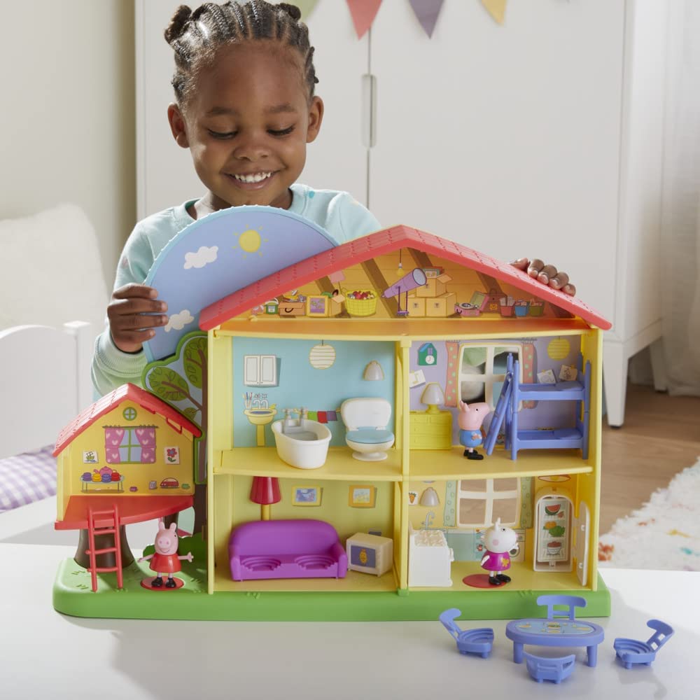 Peppa Pig Peppa's Playtime To Bedtime House Playset F2188 - Colorland Toys