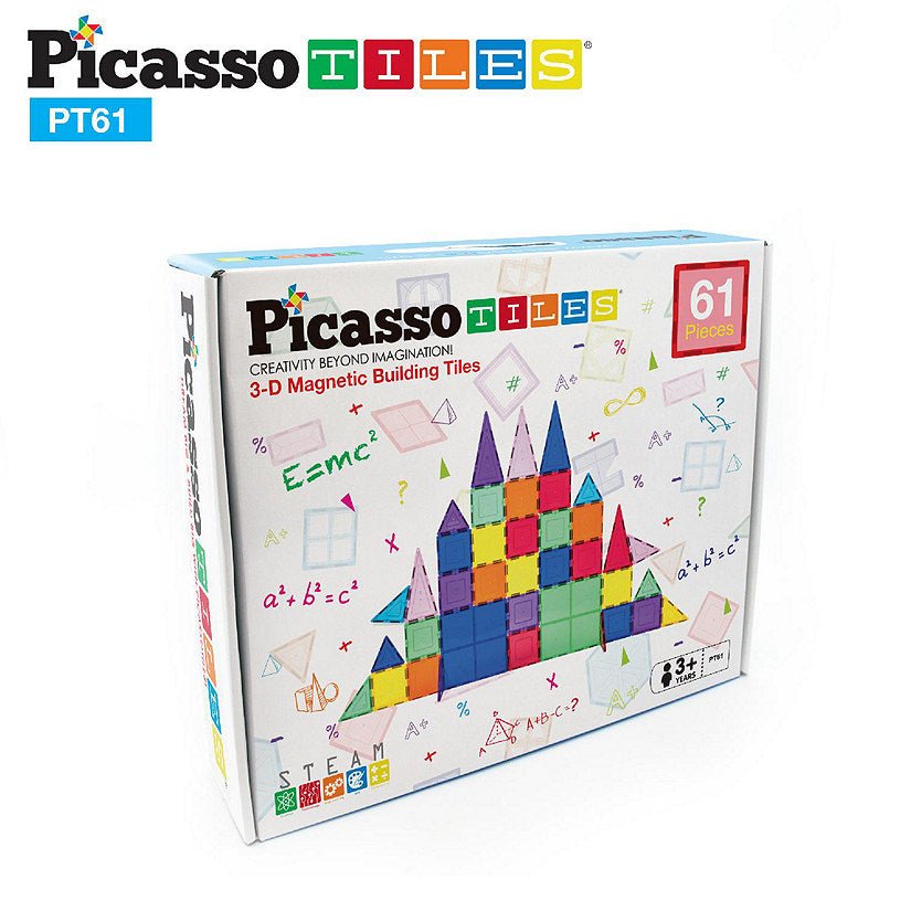 Picasso Magnetic 3D Blocks 61 - Pcs PT61 - Colorland Toys