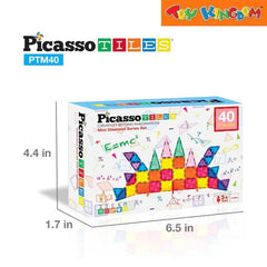 Picasso Magnetic Building Blocks Mini Diamond Series - Building 40 - Pcs PTM40 - Colorland Toys