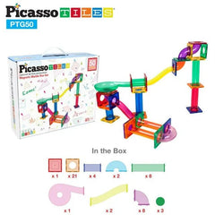 Picasso Magnetic Marble Run 50 - Pcs PTG50 - Colorland Toys