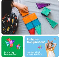 Picasso Magnetic Mini Diamond Building Blocks 80 - Pcs PTM80 - Colorland Toys