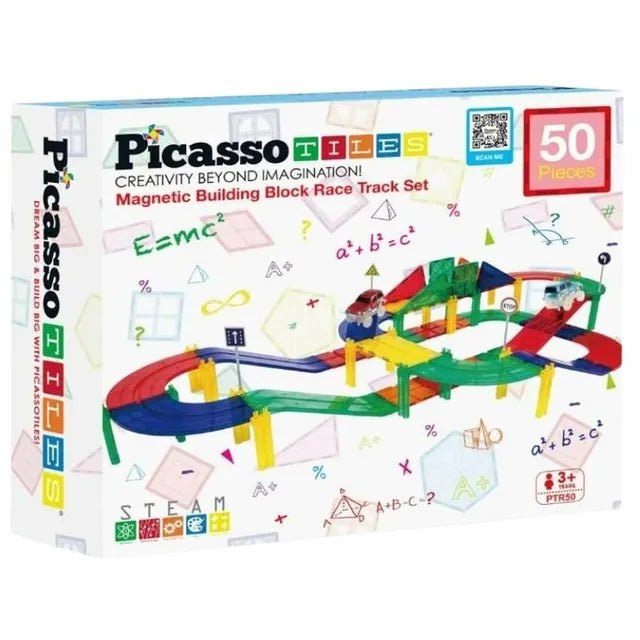 Picasso Magnetic Race Track 50 - Pcs PTR50 - Colorland Toys