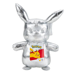 Pikachu Silver Pokemon 25th Anniversary Edition PKW0235 - Colorland Toys