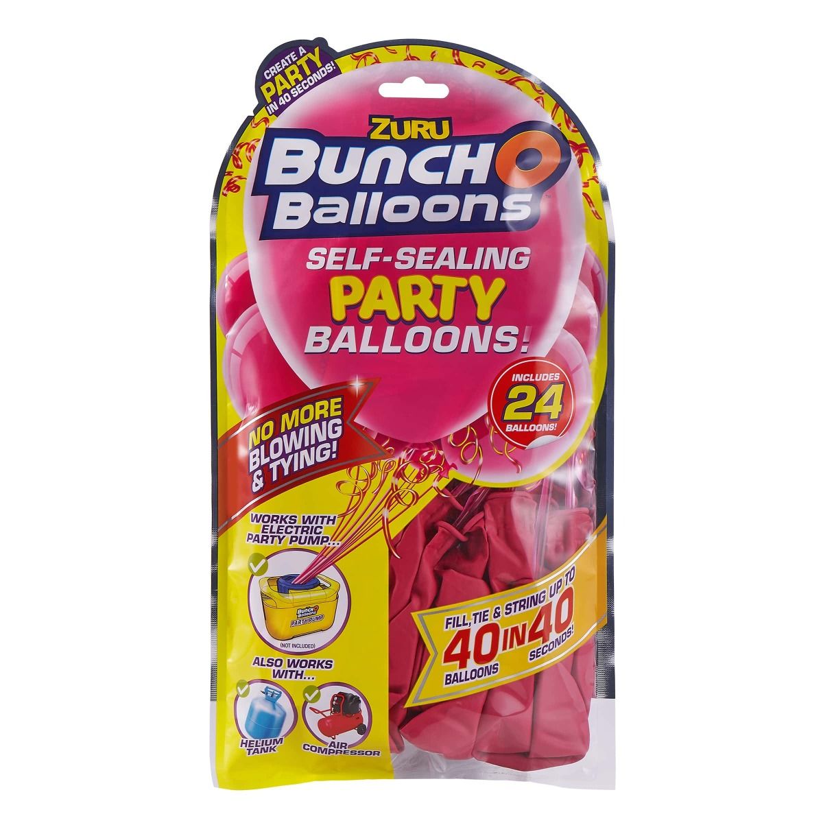 Bunch O Balloons Portable Party Balloon Pink 56173LUQ1 - Colorland Toys