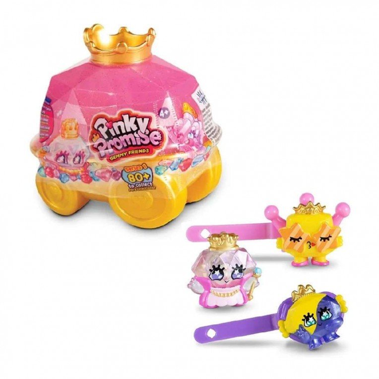Pinky Promise Gemmy Friends Surprise Royal Carriage - Colorland Toys
