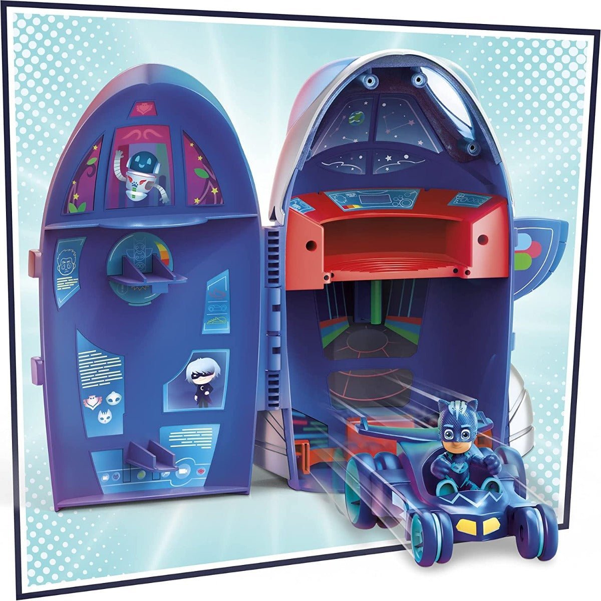 PJ Masks 2 - in - 1 Headquarters Playset F2098 - Colorland Toys