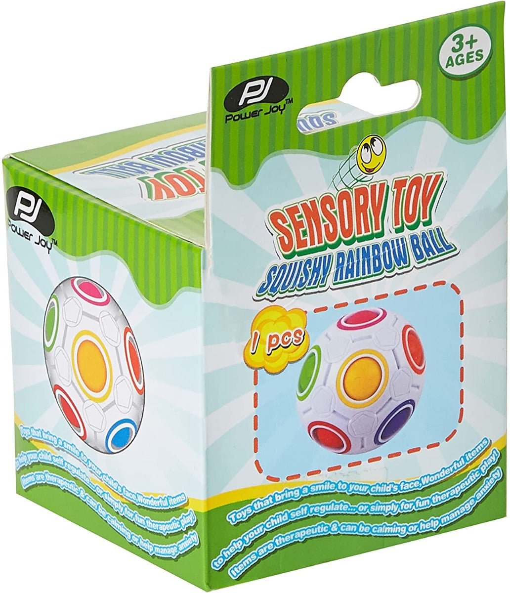 PJoy Sensory Squishy Rainbow Ball CRK814 - Colorland Toys