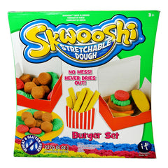 Skwooshi Stretchable Dough Burger Set 30021 - Colorland Toys