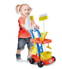 Play and Pretend Cleaning Trolley HJ611D - Colorland Toys