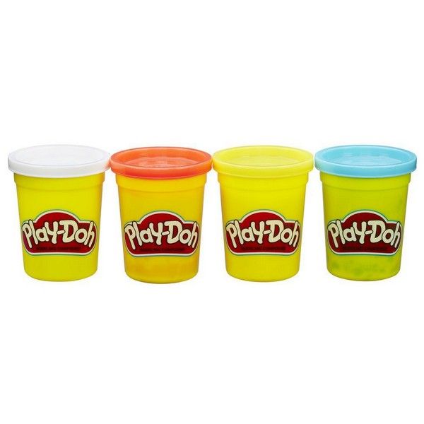 Play-Doh Dough Compound 4 Pack Basic Color B5517