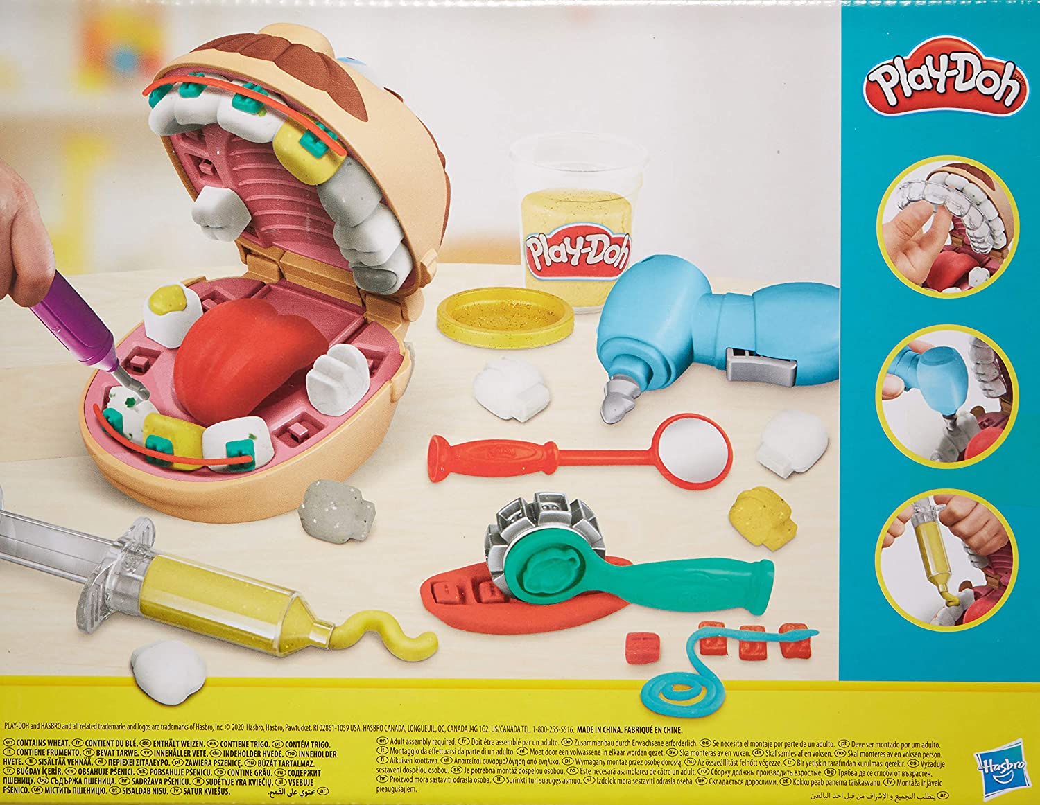 Play - Doh Drill 'n Fill Dentist Playset F1259 - Colorland Toys
