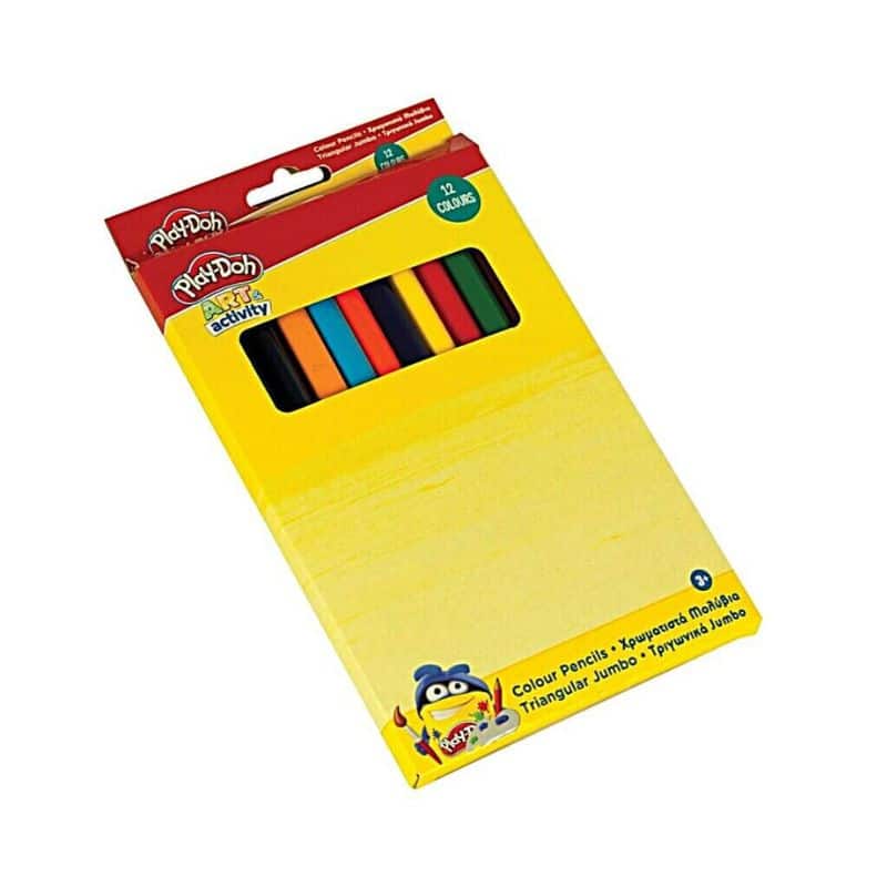 Play - Doh Jumbo Triangular Pencils AY - KU016 - Colorland Toys