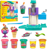 Play-Doh Rainbow Swirl Ice Cream Playset with 7 Accessories - Colorland Toys