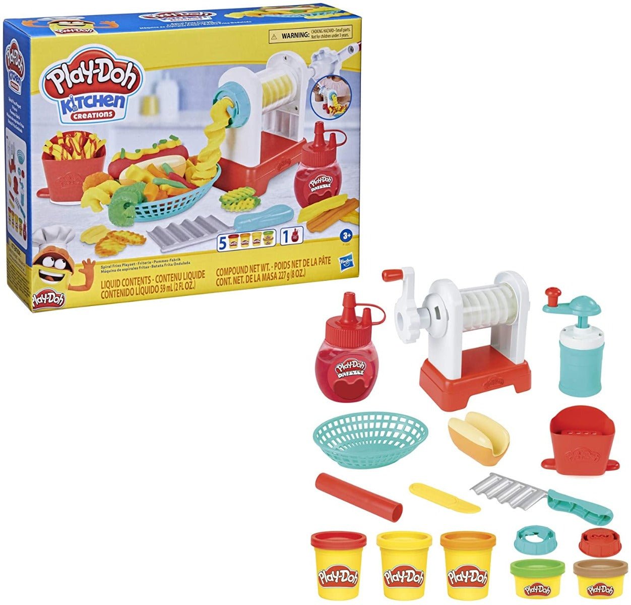 Play - Doh Spiral French Fries Set F1320 - Colorland Toys