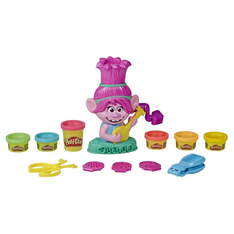 Play Doh Trolls World Tour Rainbow Hair Poppy Styling E7022