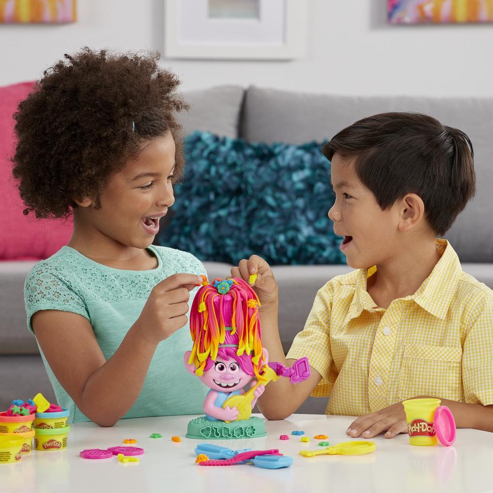 Play Doh Trolls World Tour Rainbow Hair Poppy Styling E7022 - Colorland Toys
