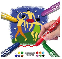 Playcolor Basic Pocket Solid Paint Stick 12pcs 10521 - Colorland Toys