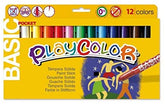 Playcolor Basic Pocket Solid Paint Stick 12pcs 10521 - Colorland Toys