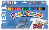 Playcolor Textil Pocket Solid Poster Paint 12 pcs 10561 - Colorland Toys
