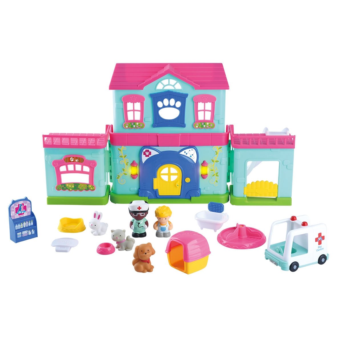 PlayGo Animal Complex Clinic 16 Pcs 4324 - Colorland Toys