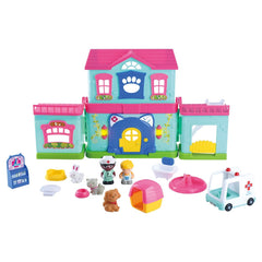 PlayGo Animal Complex Clinic 16 Pcs 4324 - Colorland Toys