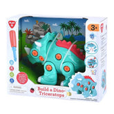 PlayGo Build A Dino Triceratops - Colorland Toys