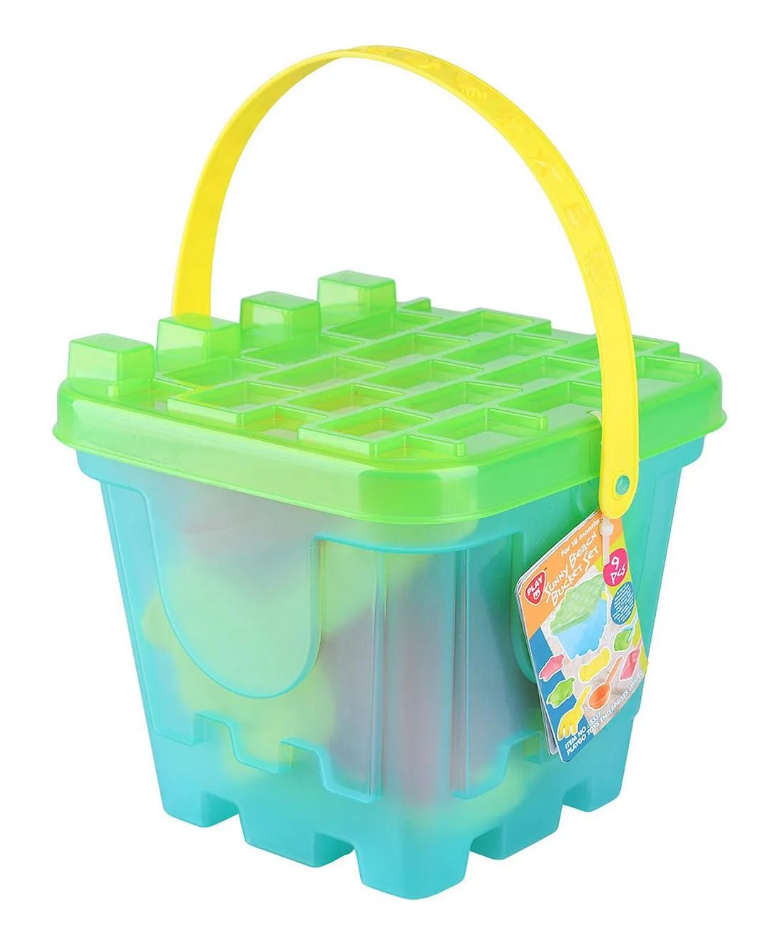 PlayGo Sunny Beach Bucket Set 9 Pcs 5337 - Colorland Toys