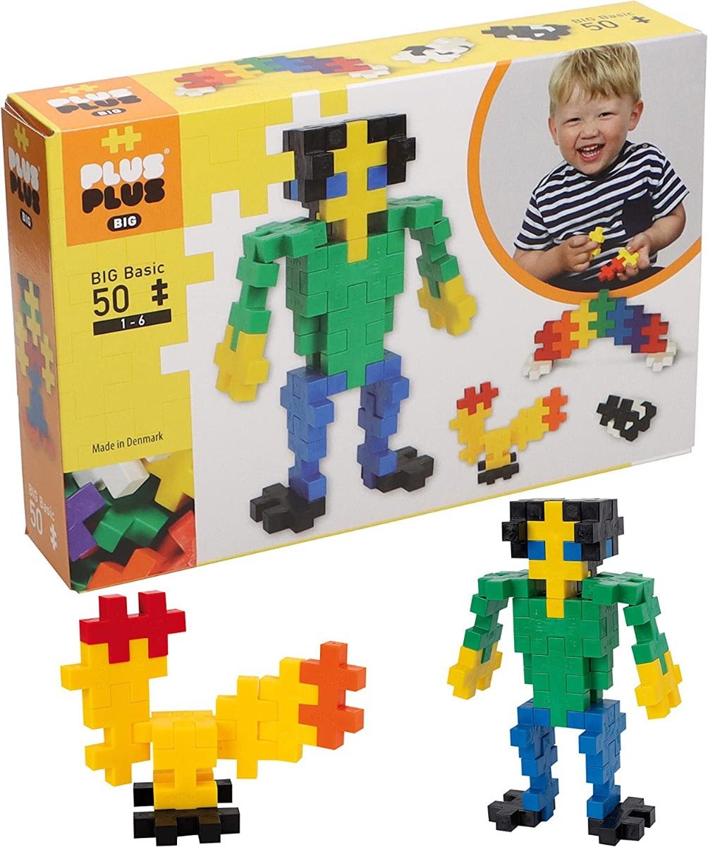 Plus - Plus Big Basic 50pcs PP3271 - Colorland Toys