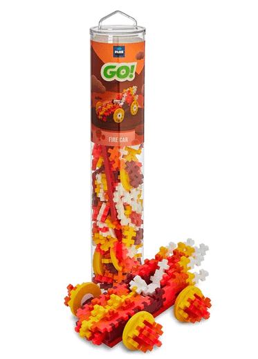 Plus - Plus Fire Car Tube 200pcs PP4257 - Colorland Toys