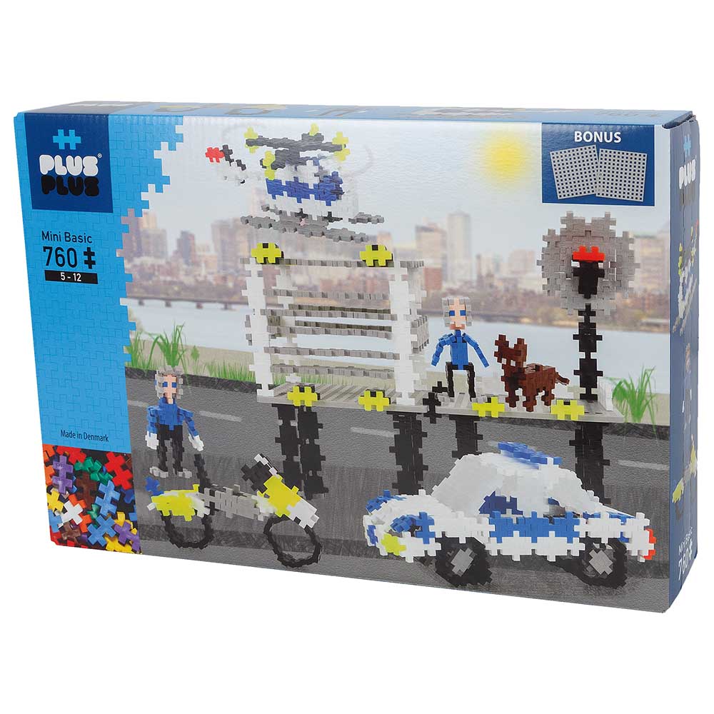 Plus - Plus Mini Basic Police 760pcs PP3762 - Colorland Toys