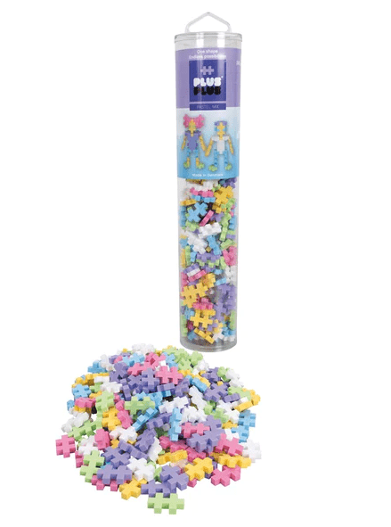 Plus - Plus Pastel Mix Tube 240pcs PP4187 - Colorland Toys