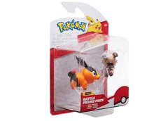 Pokemon Articulated Battle Figure - Tepig + Rockruff PKW3001/95007 - Colorland Toys