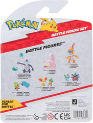 Pokemon Battle Figure 3 Pack Set - Slowpoke + Litwick + Pikachu PKW3056/95155 - Colorland Toys