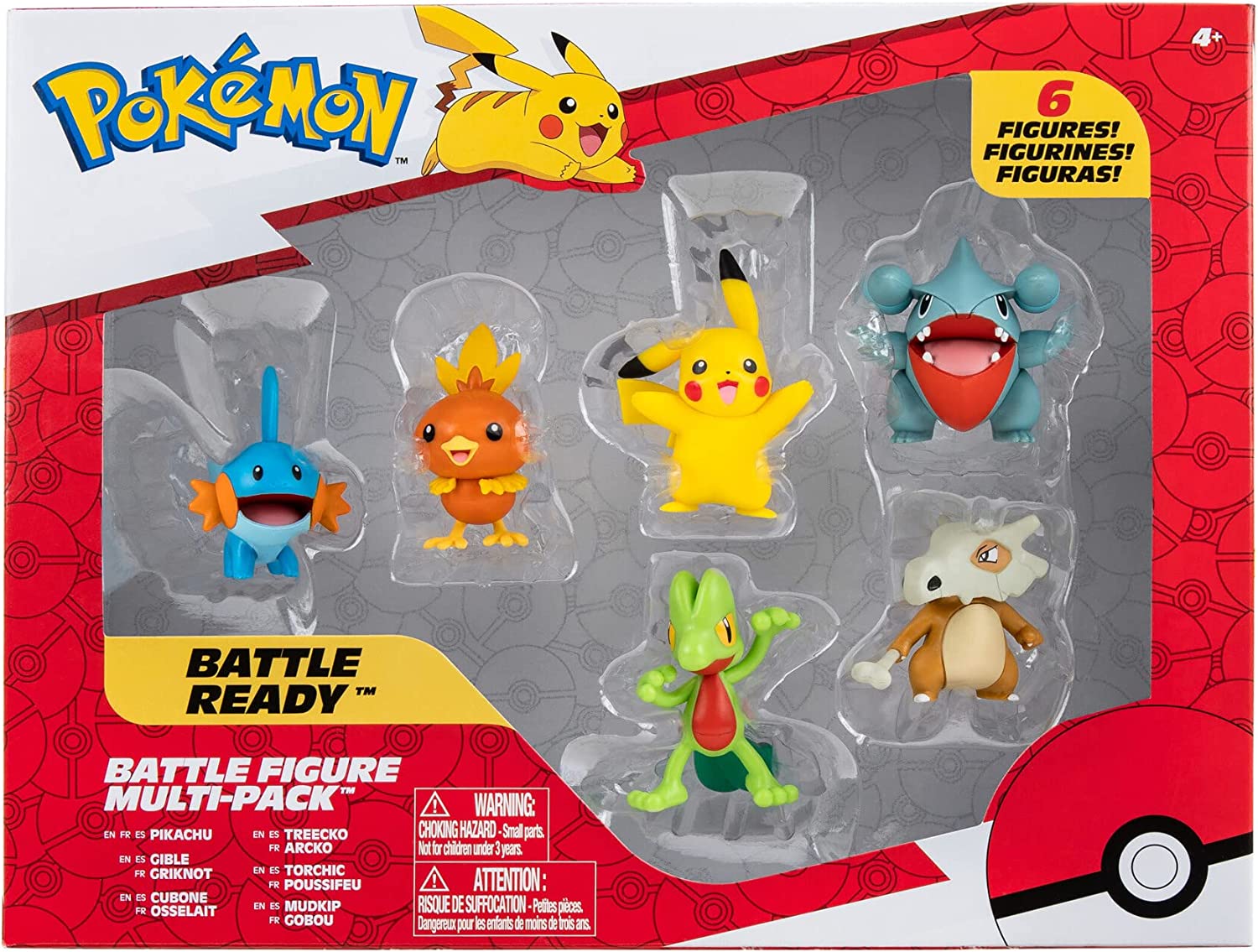 Pokemon Battle Figure Multi 6 - pack PKW2685/PKW2469 - Colorland Toys