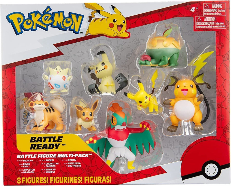 Pokemon Battle Figure Multi 8-pack 3inch PKW2687/PKW2542