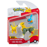 Pokemon Battle Figure Set Mudkip + Pikachu + Boltund 3 - pack PKW2676/95155 - Colorland Toys