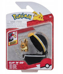 Pokemon Clip 'n Go Eevee & Luxury Ball PKW2663/95057 - Colorland Toys