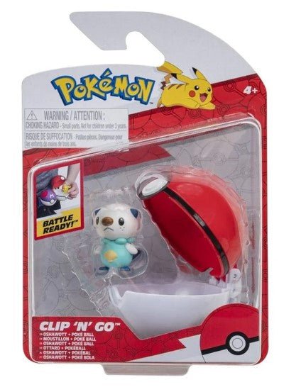 Pokemon Clip 'n Go Oshawott & Poke Ball PKW2667/95057 - Colorland Toys
